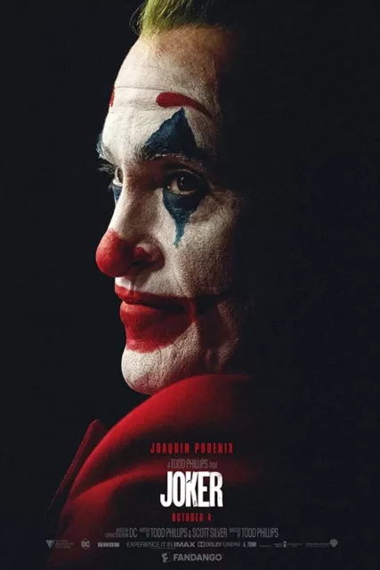 Poster Manifesto Locandina Pubblicitaria Cinema Stampa Vintage Film Il Joker