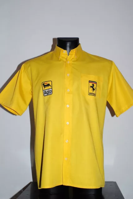 Ferrari F1 team camicia vintage Agip taglia XL