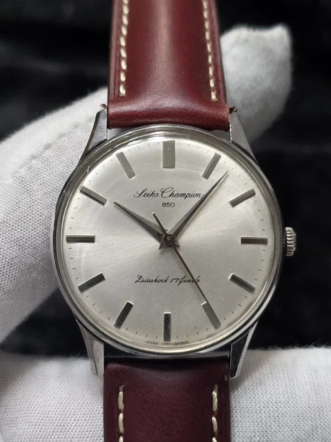 VINTAGE [EXC+4] SEIKO Champion 850 J15018 Hand Wind Gold 35mm