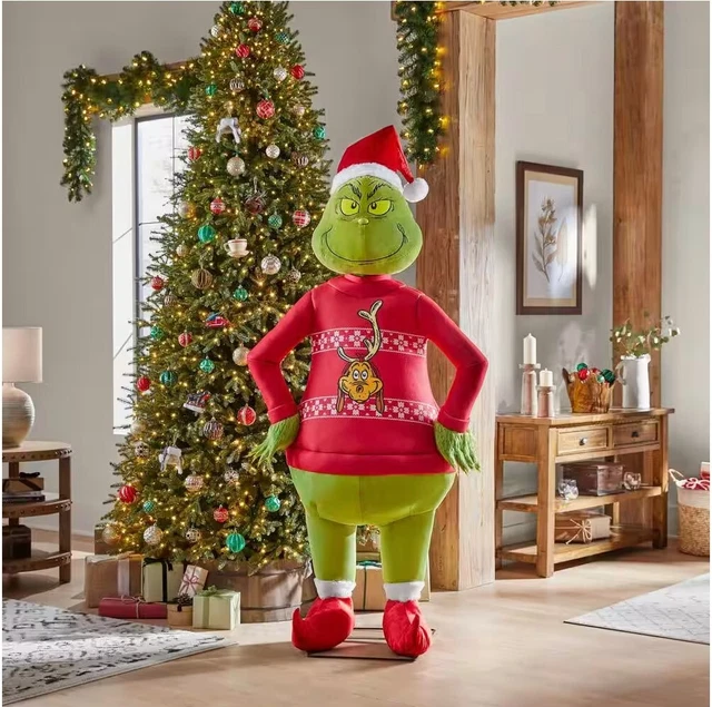 6 FT ANIMATED Grinch Animatronic Max Ugly Sweater HOME ACCENTS HOLIDAY