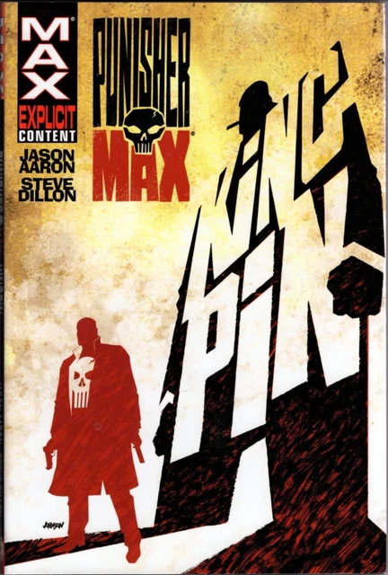 PunisherMax #1 VF; Marvel | Punisher MAX Kingpin Hard Cover