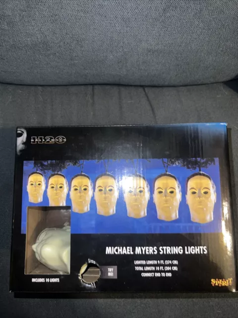 Spirit Halloween Michael Myers Halloween H20 String Lights 10ft Plays Theme Song