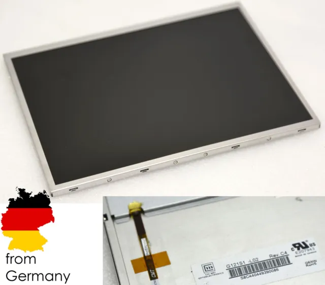 12.1 " 30cm LED Iinnolux TFT LCD Display Screen For Cmo G121S1-L02 800x600 V470
