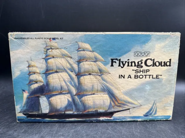 Addar Products Flying Cloud "Ship In A Bottle" Nautical Theme Table Desk Decor