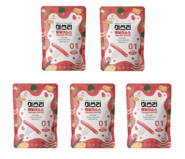 [Korean Topokki] Miss Lee Rice Cake TTeokbokki Sauce Powder Mild 50g* 5 bags