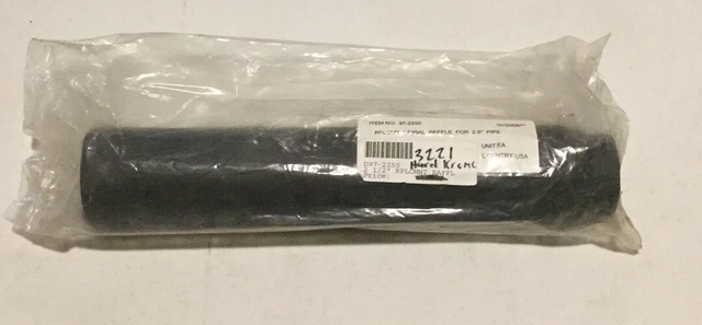 NEW! Hard Krome Doublewall Baffle REPLACEMENT SPIRAL 2.5" PIPE D97-2250 OBSOLETE
