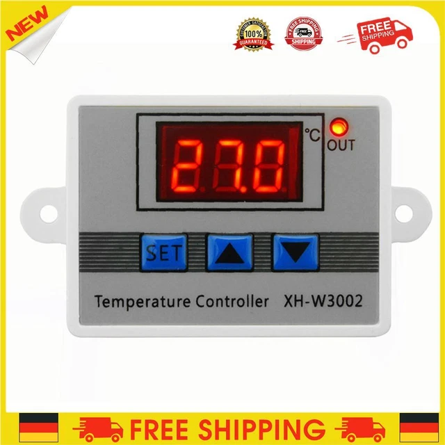 ❥ W3002 Regolatore di temperatura digitale interruttore termostato con sonda (12 V/120 W)