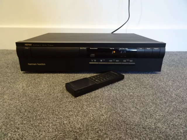 Harman Kardon HD7400 CD Player Working Order With Remote Control & RCA Cable