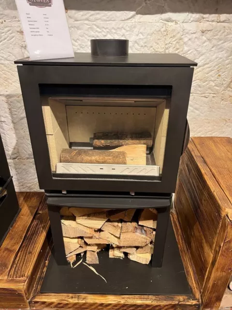 Arada M Series on Log Store wood burning stove Brand New