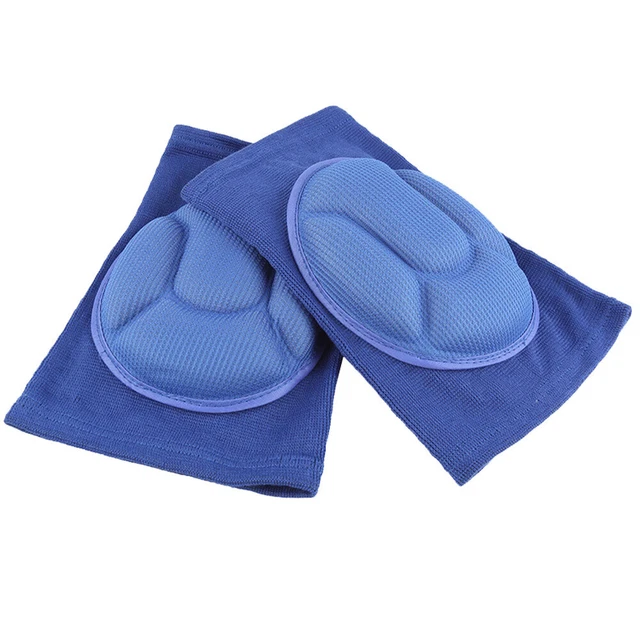 Ginocchiali da ballo pallavolo spandex tutore pallavolo blu