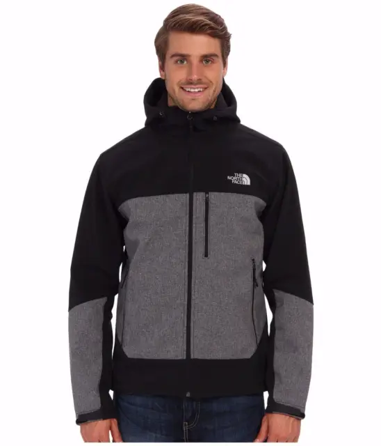 The North Face Mens Apex Bionic Jacket Hoodie Softshell Hooded Coat Sz L Xl New
