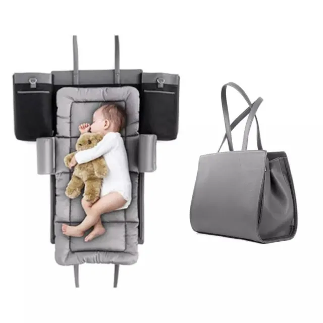 Best Baby Infant Diaper/Nappy Mommy Changing Bag with Bed Multifunctional
