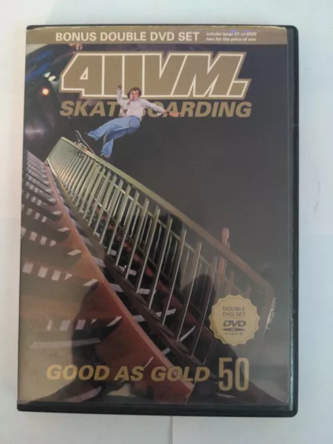 411vm #50 Good as Gold Double DVD Set With Bonus Issue #1 Skateboarding Video