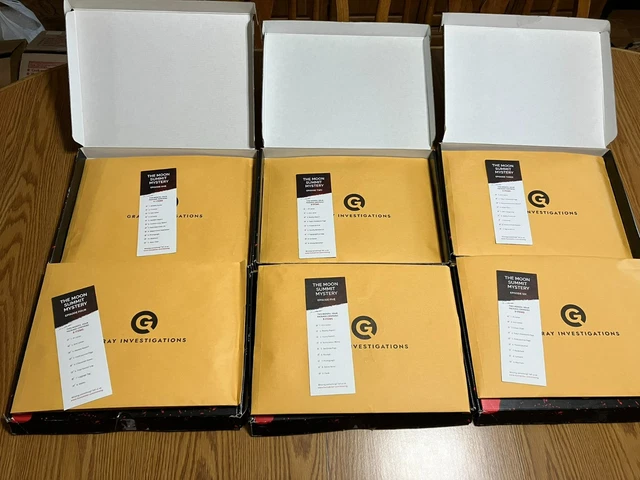 Hunt A Killer Moon Summit Mystery - Complete Murder Mystery Game Box Set (Ages 14+)