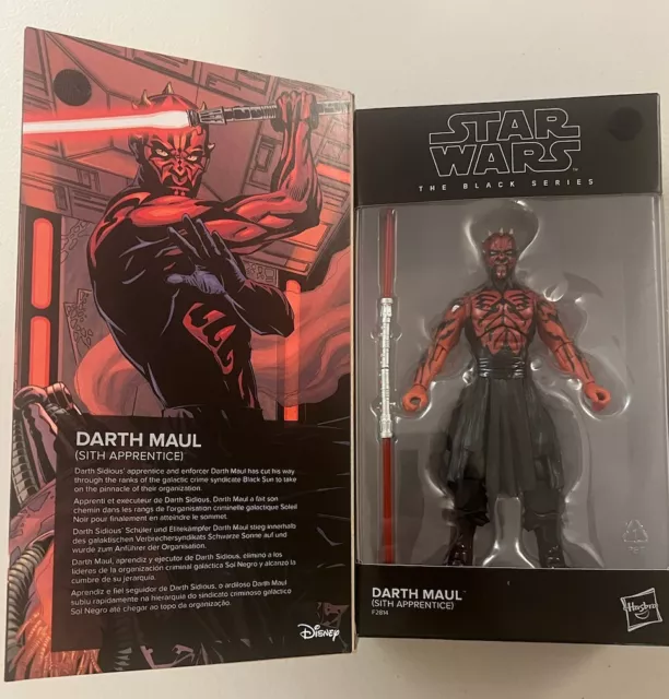 Star Wars Black Series Exclusive Comic Sith Apprentice Darth Maul Action Figure