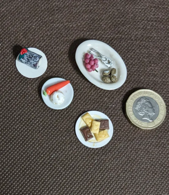 Miniature Christmas Food 1/12 Scale Dolls House Accessories