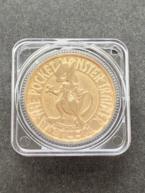 Mewtwo NO.150 Pokémon Battle Coin Medal 1997 Japanese Pokemon Rare Nintendo Gold
