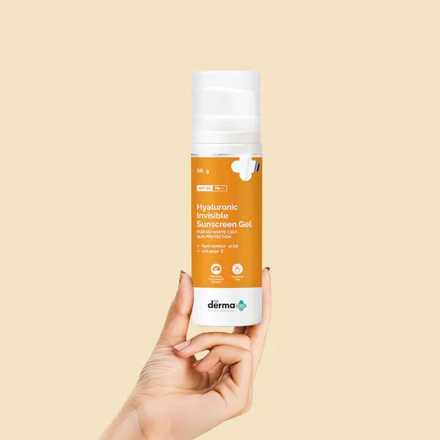 Gel solaire invisible hyaluronique à l'acide hyaluronique et à la vitamine...