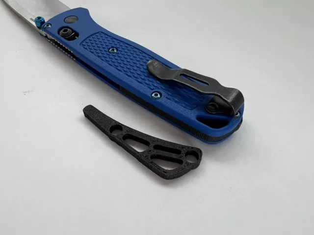 Benchmade 535 Bugout Backspacer Carbon Fiber Spacer, Custom Lightweight Scale CF