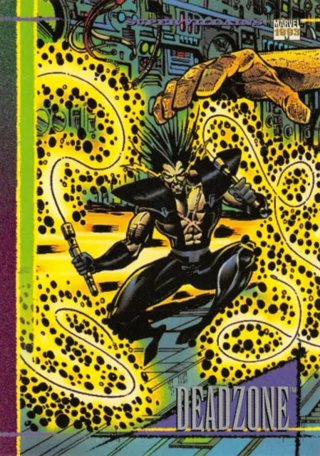 DEADZONE / 1993 Marvel Universe Series 4 (SkyBox) BASE Trading Card #4