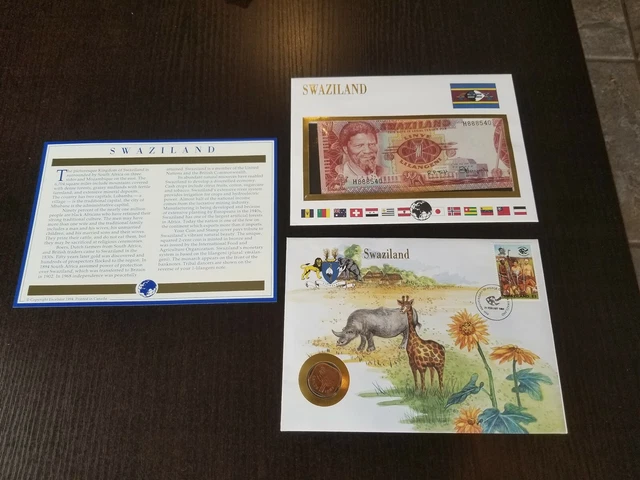 Coins of All Nations - Coin / Banknote / Stamp Set - Swaziland