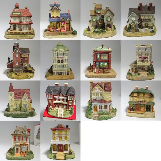 Americana Collection Liberty Falls American Frontier Western Town  Miniature Lot