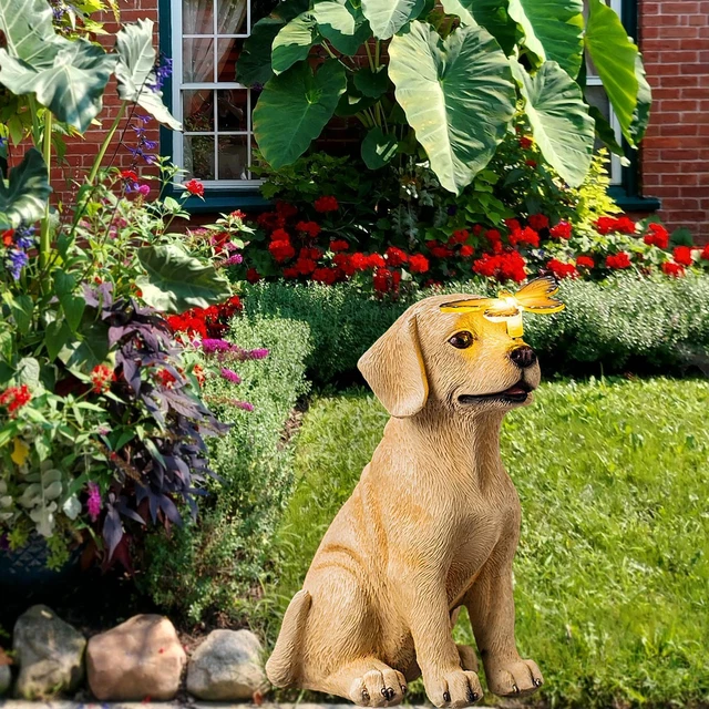 Shape Outdoor Solar Lamp Animal Ornament for Garden Lawn Decor