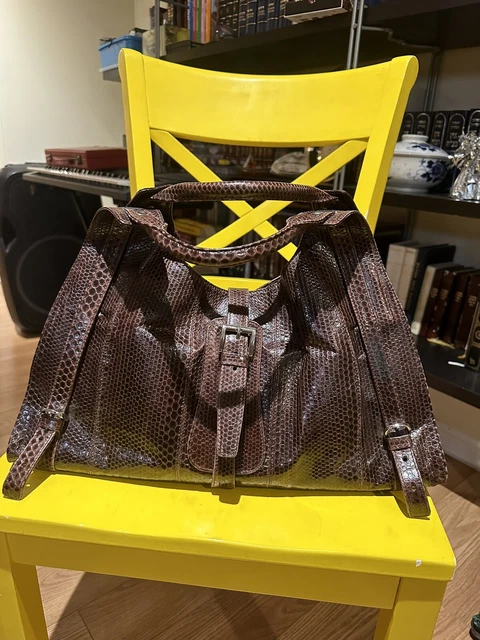 Women purse Nina Raye Genuine Snake Skin preowned free shipping
