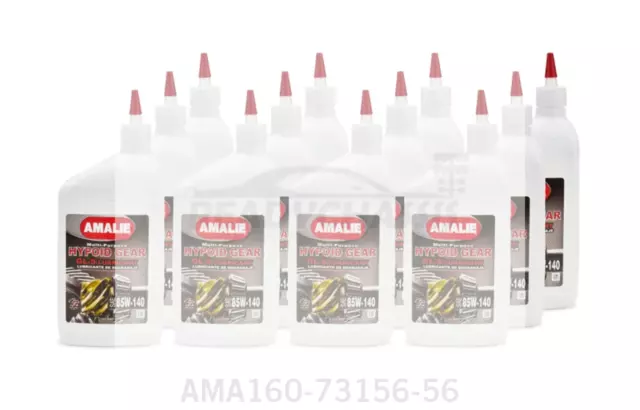 For Amalie Hypoid Gear Oil MP GL-5 85w140 Case 12x1Qt 160-73156-56