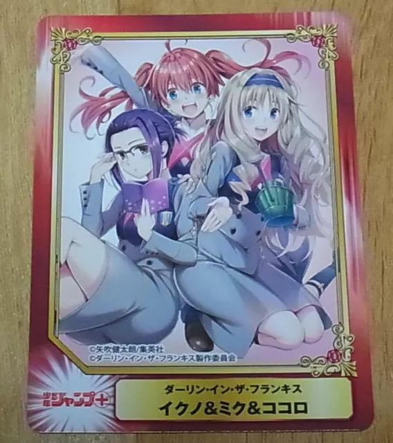 DARLING in the FRANXX Character Card Zero Two Ichigo Kokoro Miku Kentaro  Yabuki