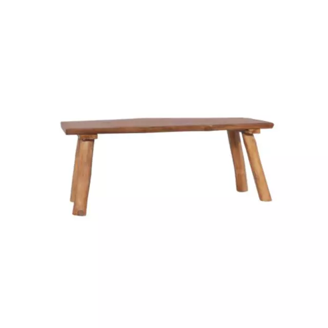 Garden Bench Solid Teak Wood 120 Cm