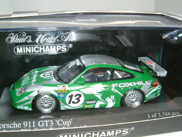 1/43 Porsche 911 Gt3  Cup #13 2001 Daytona, Cawley/Davis +++ .Minichamps