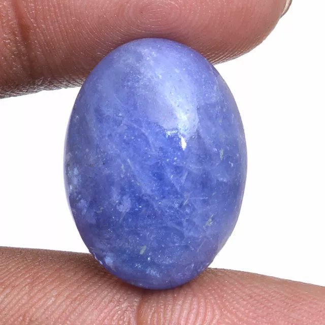 31.00 Cts Certified Natural Tanzanite Rare Huge Vibrant Blue Cabochon Gemstone