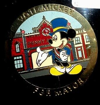 Disney Auctions Pins.com  - WDW - Vote Mickey Mouse for Mayor LE Pin