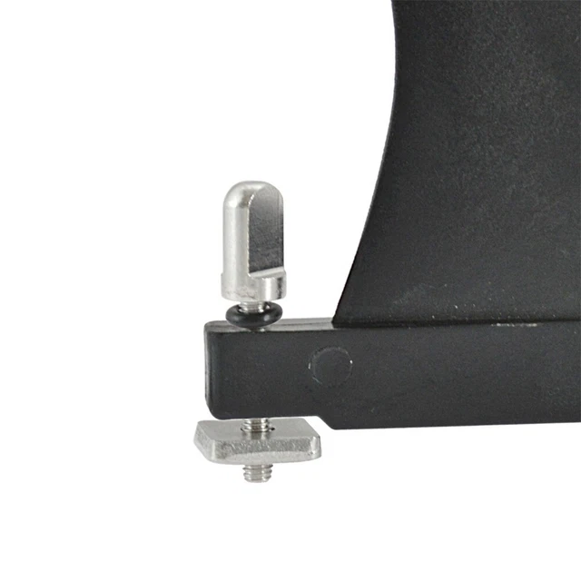 Lot De 2 Vis Et Plaques En Acier Inoxydable 316 Pour Planches De Surf Et Longboard - 19mm
