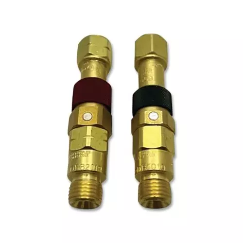 Western Enterprises Quick Connect Set, Torch-To-Hose, Brass, Qdb11/Qdb12