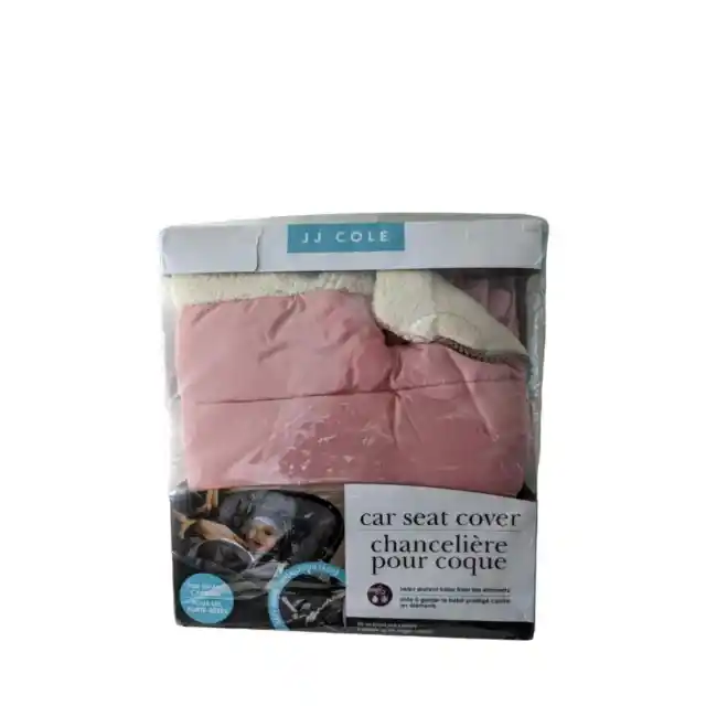 JJ Cole Car Seat Cover Blush Pink for Infant Carriers Protect Baby New Open Box