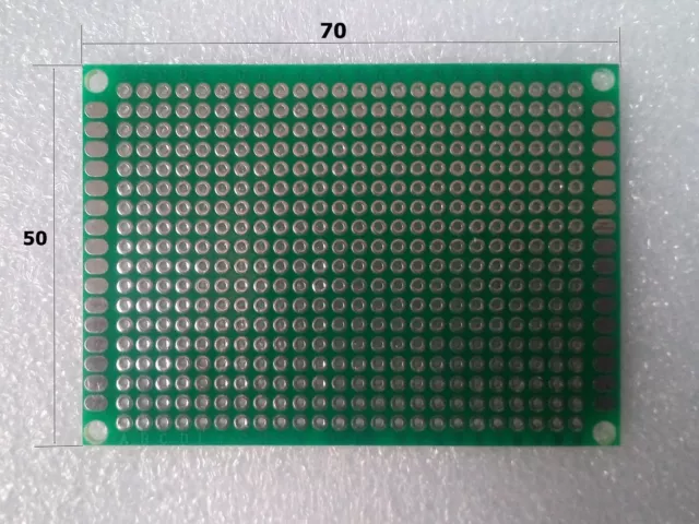 carte vierge de circuit imprimé prototype universel PCB Diy 50x70 mm  .B55.3