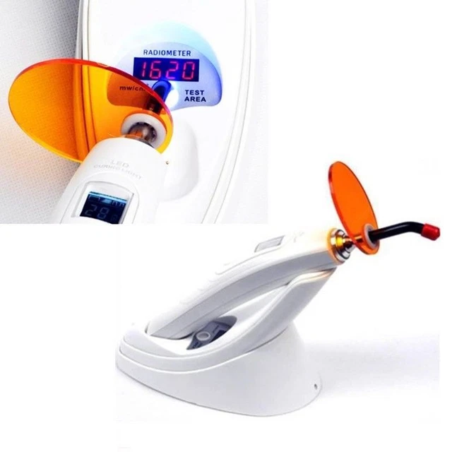 Lampe De Photopolymérisation Dentaire LED 10W CICADA - 1800 MW/cm², Longueur D'onde 430-485nm