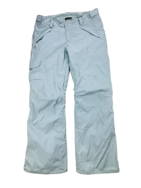 The North Face Freedom Womens XL Baby Blue Cargo Ski Snowboard Snow Pants