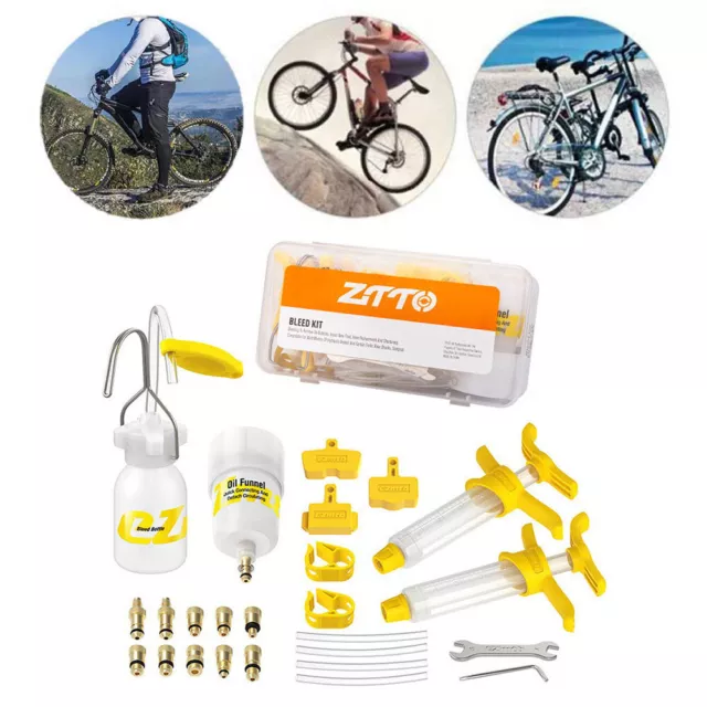 Bicycle Hydraulic Disc Brake Oil Bleed Kit MTB Road Bike Brake Repair Tool Kits