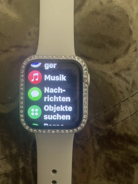 Apple Watch (Series 7) GPS + Cellular 41 mm - Aluminium Silber - Sportarmband...