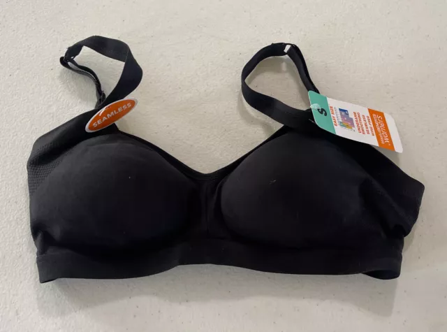 Warners Easy Does It Smoothing Bra, Women's Size XL, Black NEW