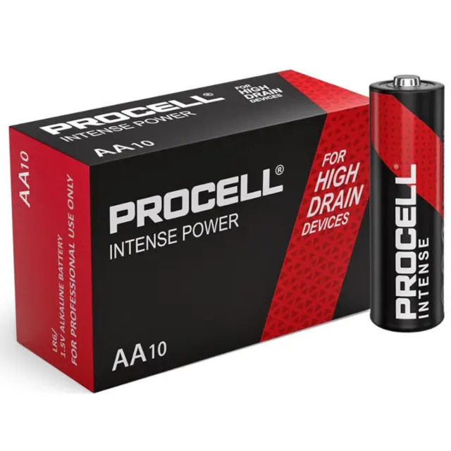 Duracell AA Procell Intense Power Batteries Alkaline was Industrial LR6 MN1500