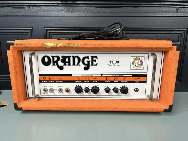ORANGE TH30 Guitar Amplifier Head Twin Channel Class A 30W ORANGE TH30 Guitar Amplifier Head Twin Channel Class A 30W