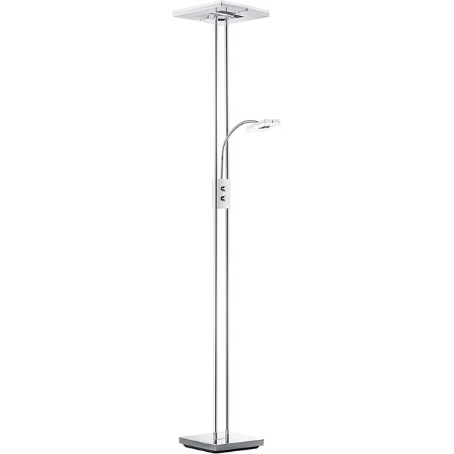 R42782106 Avignon Stehleuchte Stehlampe Lampe Chrom / weiss ca. 180 cm hoch