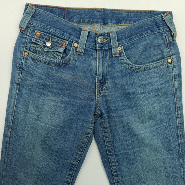True Religion JOEY Mens W35 L32 Vintage Jeans 32 Blue Regular Flared True Religion JOEY Mens W35 L32 Vintage Jeans 32 Blue Regular Flared