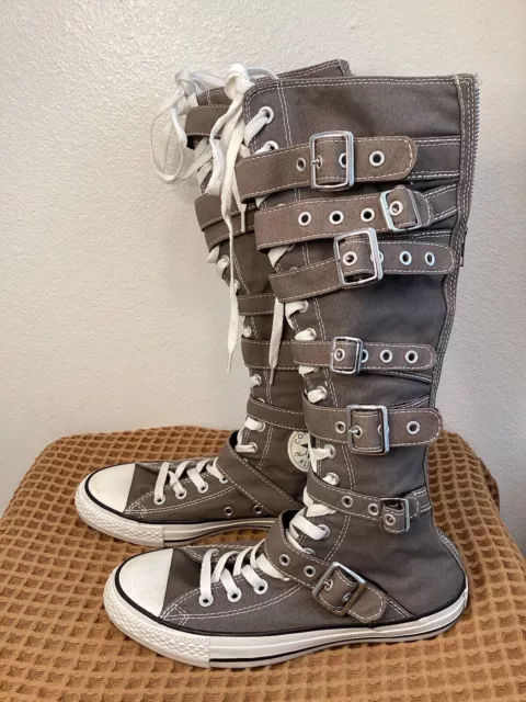 Thigh high converse sneakers top