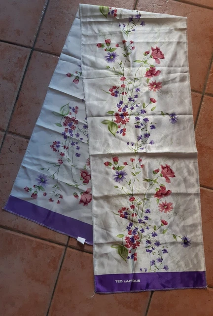 Écharpe TED LAPIDUS Motif Floral - Polyester - Occasion