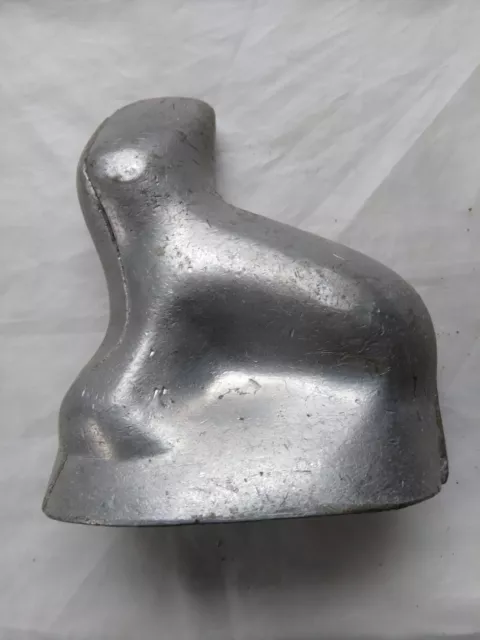 Alte Zinn Form Osterhase, Guss Model, 3-teilig